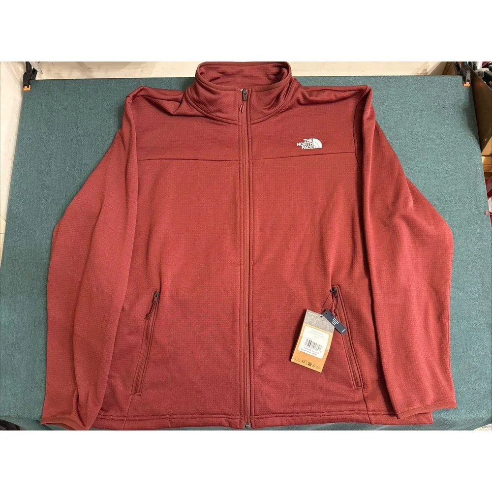 The North Face Full Zip Jacket Sumac 3XL Men Pockets Logo